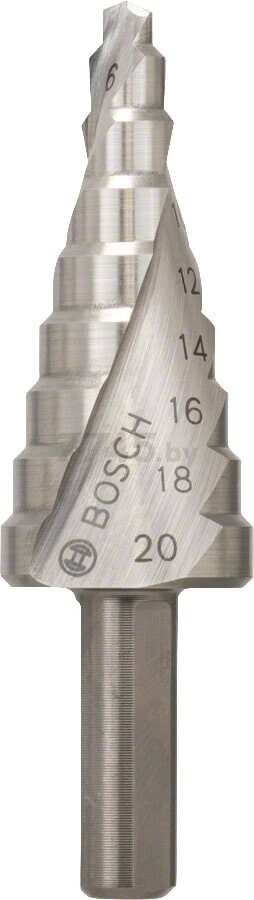 Сверло по металлу ступенчатое 4-20 мм BOSCH (2608597519)